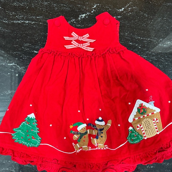Festive Christmas Tree and Red Holiday Dress Set - Picture 8 of 9